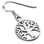 Tree of Life Silver Earrings, ep322